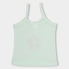 Infants' Pastel Mint Green Cotton Strap Neck Casual Vest, Light Green, small image number null