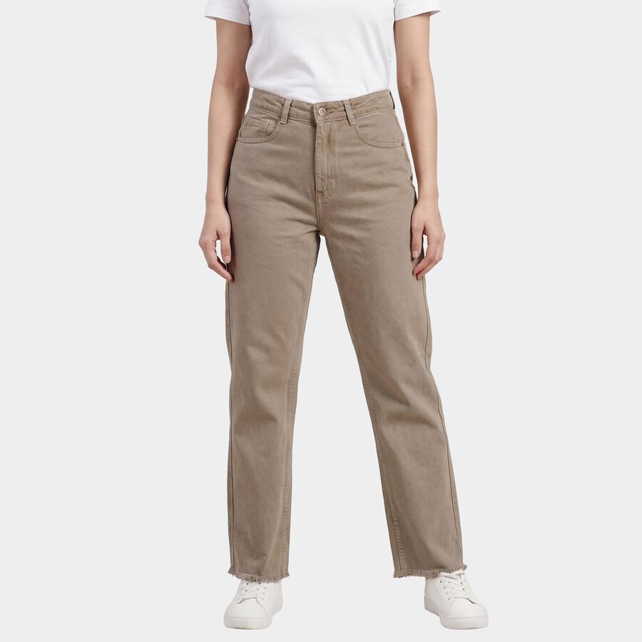 Ladies' Jeans, Off White, large