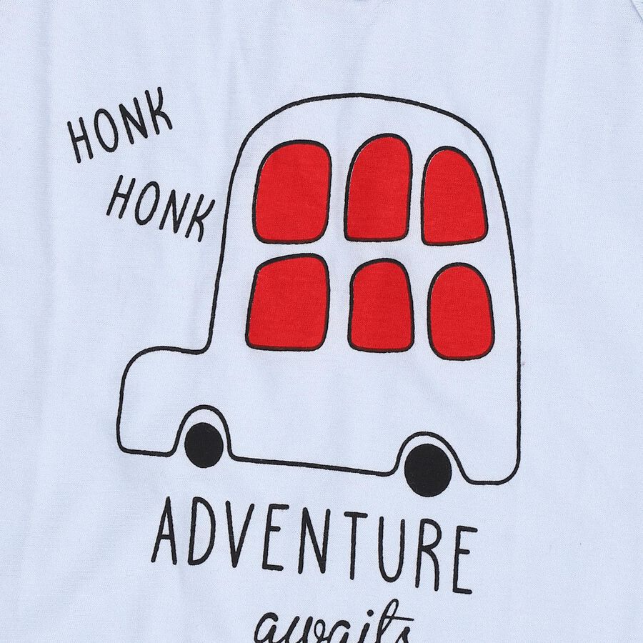 Infants Light Blue Cotton Round Neck Casual Vest, हल्का नीला, large