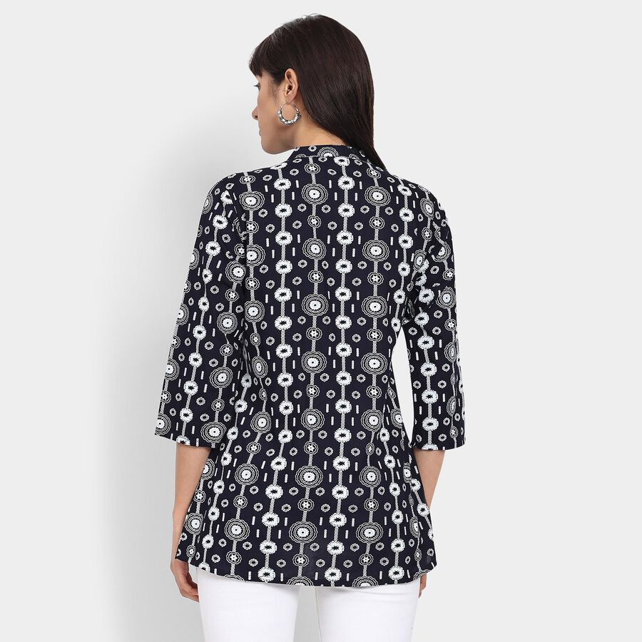 Ladies' Kurta , नेवी ब्लू, large image number null