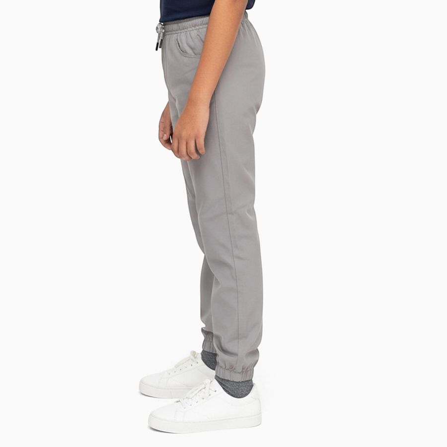 Boys' Light Grey Relaxed Fit Jogger Pants, Light Grey, large image number null