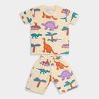 Boys' 100% Cotton Suit Night, Beige, small image number null