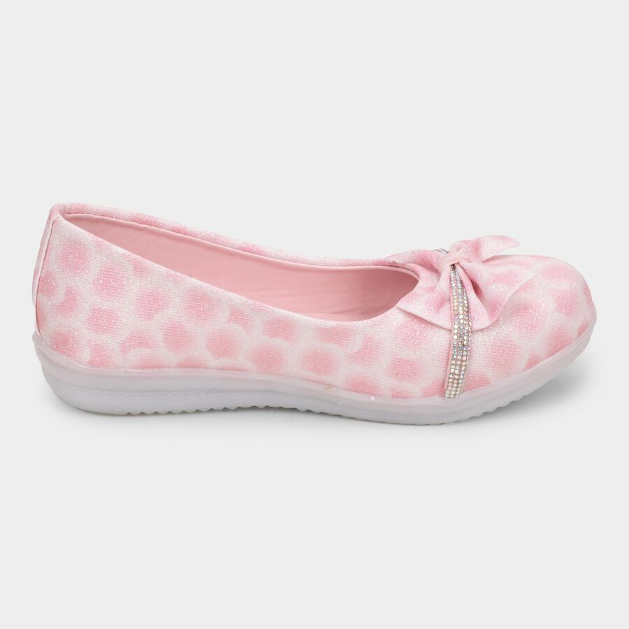 Girls' Sandal with Back Strap, Peach, large image number null