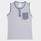 Boys Solid T-Shirt, Dark Blue, small image number null