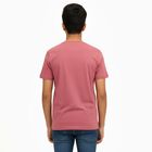 Boys Muted Rose Pink Round Neck Casual Half Sleeve T-Shirt, गुलाबी, small image number null