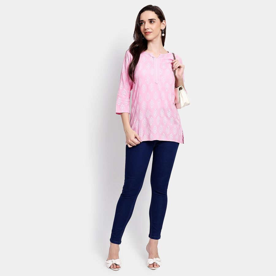Ladies' Kurti, Light Pink, large image number null
