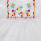 Infants White Round Neck Co-ord Set Upper and Bottom Set, White, small