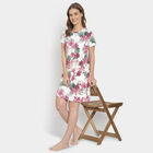 All Over Print Knee Length Women, White, small image number null