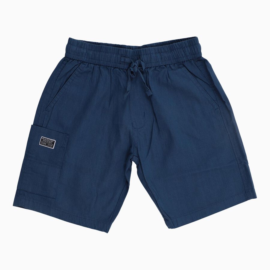 Boys' Bermuda, Mid Blue, large image number null