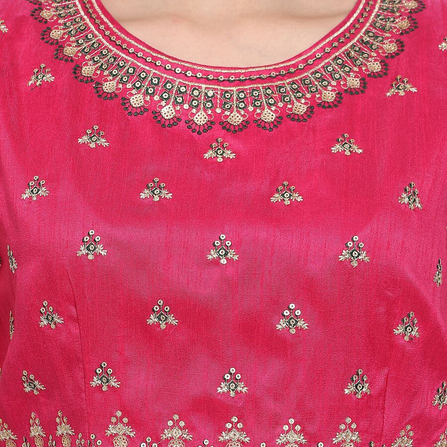Ladies' Ethnic Set, Fuchsia, large image number null