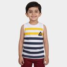 Boys Yellow Crew Neck Casual Boys T-Shirt, पीला, small