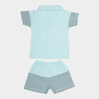 Infants Cotton Baba Suit, Light Blue, small image number null