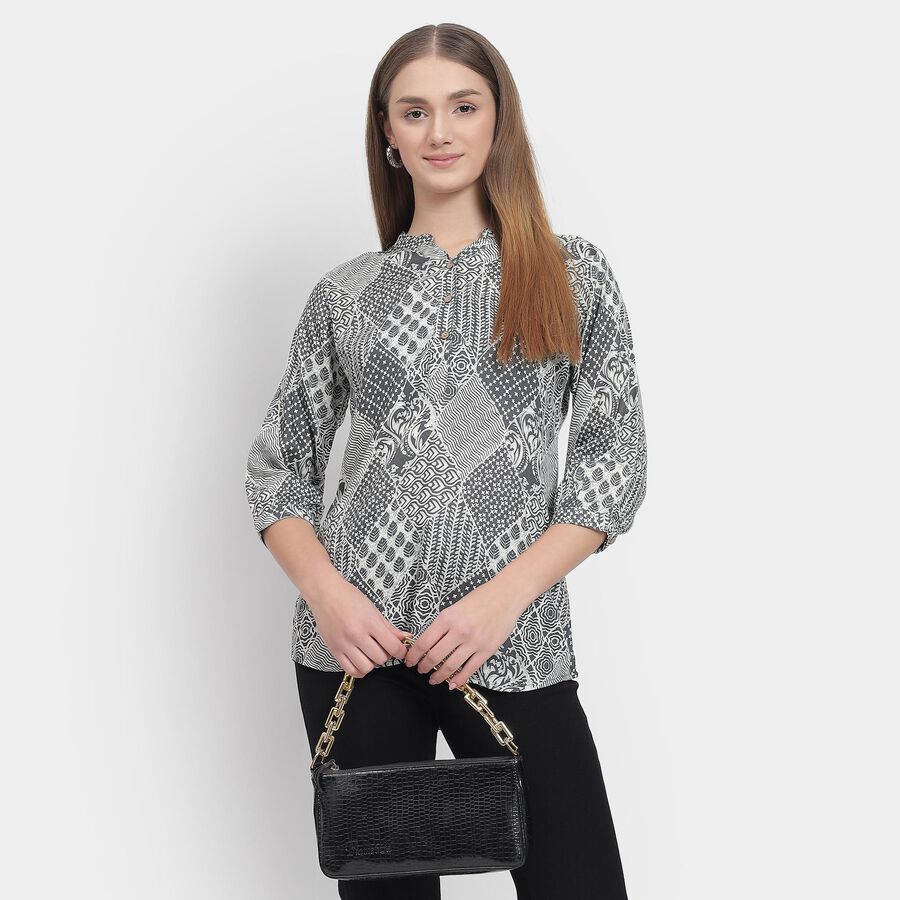 Ladies' Kurti , गहरा ग्रे, large image number null