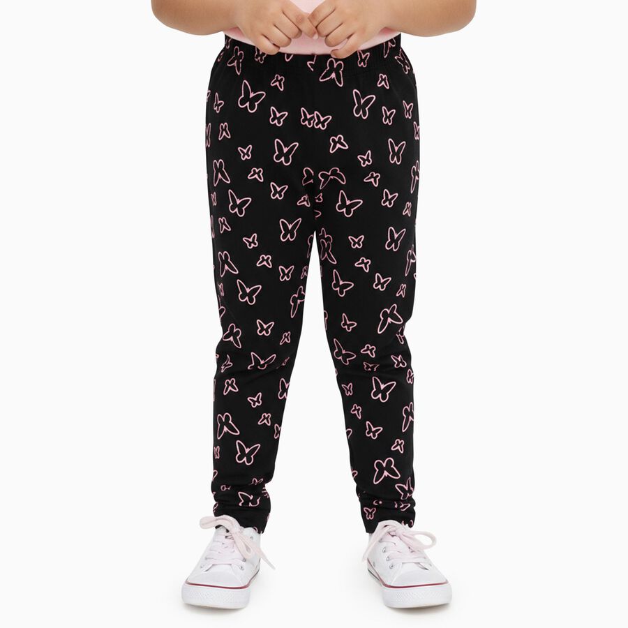 Girls' Pyjama, Black, large image number null