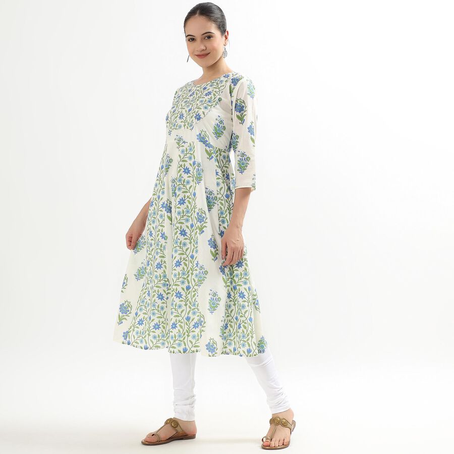 Ladies' Kurta, Light Green, large image number null