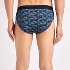 Men's 100% Cotton Brief, Navy Blue, small