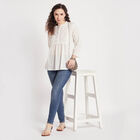 Cotton Solid Kurti, सफ़ेद, small image number null