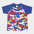 Boys All Over Print T-Shirt, Royal Blue, small image number null