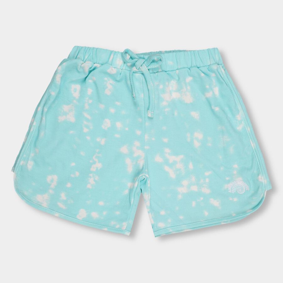 Girls' Shorts, Aqua, large image number null