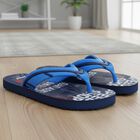 Kids Grey Graphic Print Flip-Flops, Grey, small
