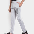 Placement Print Active Track Pants, Light Grey, small image number null
