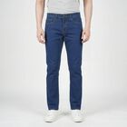 Men's Blue Slim Fit Jeans, Mid Blue, small