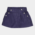 Girls Cotton Solid Skirt, Navy Blue, small image number null