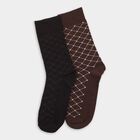 Men's Socks (Pack of 2), Black, small