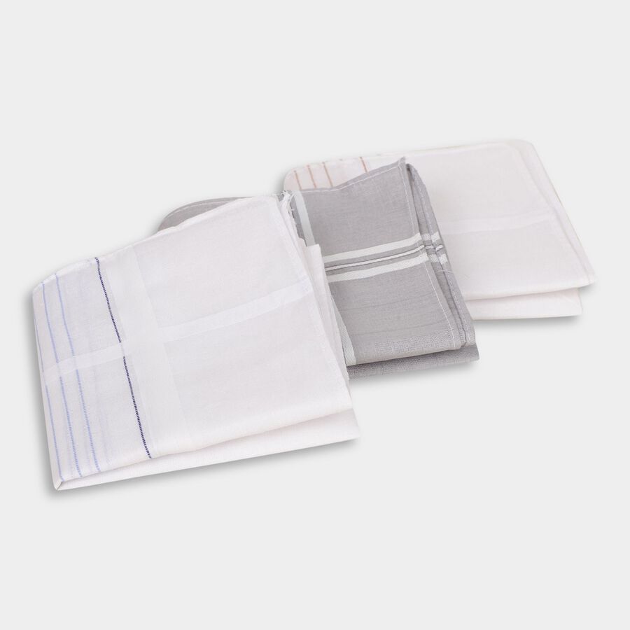 Men's Hanky , सफ़ेद, large image number null