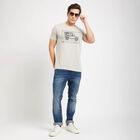 Round Neck T- Shirt, Light Grey, small image number null