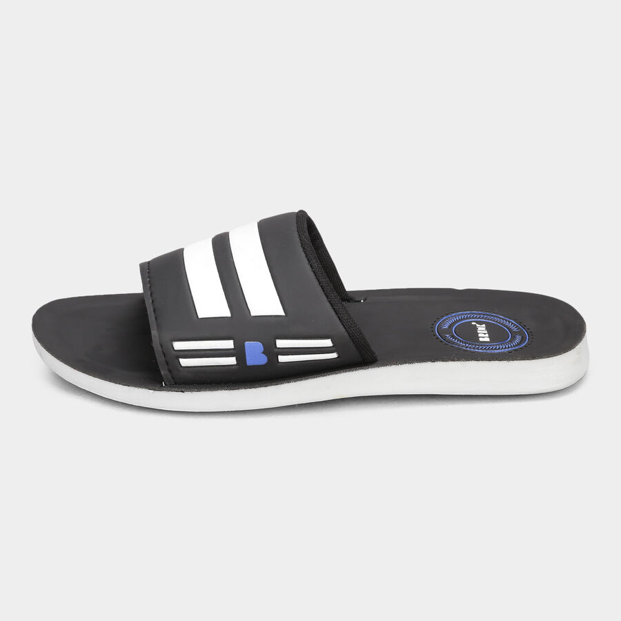 Men Slip-On Sandals, Black, large image number null