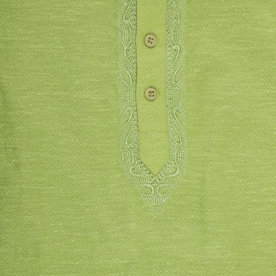 Boys' Kurta Pyjama, हल्का हरा, large image number null