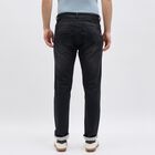 Men's Black Slim Fit Washed Jeans, गहरा नीला, small image number null