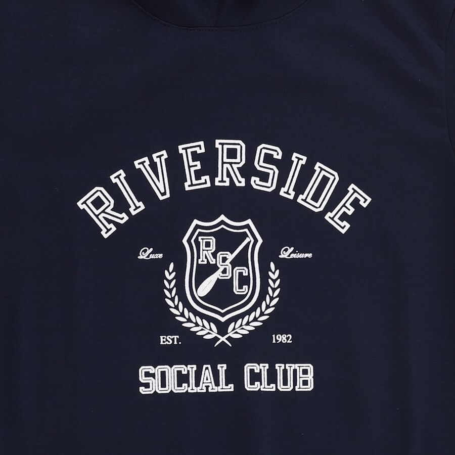 Boys' Sweatshirt, Navy Blue, large image number null