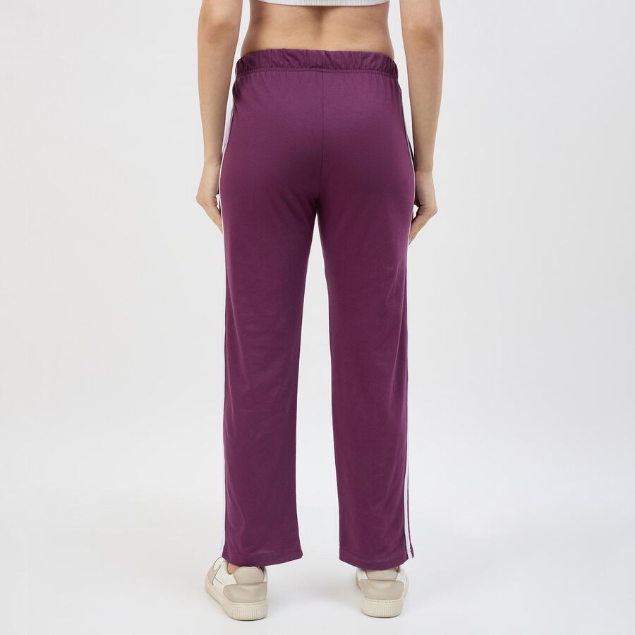 Women's Wine Regular Fit Track Pants, Wine, large