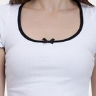 Ladies'  Crop  Top, White, small image number null