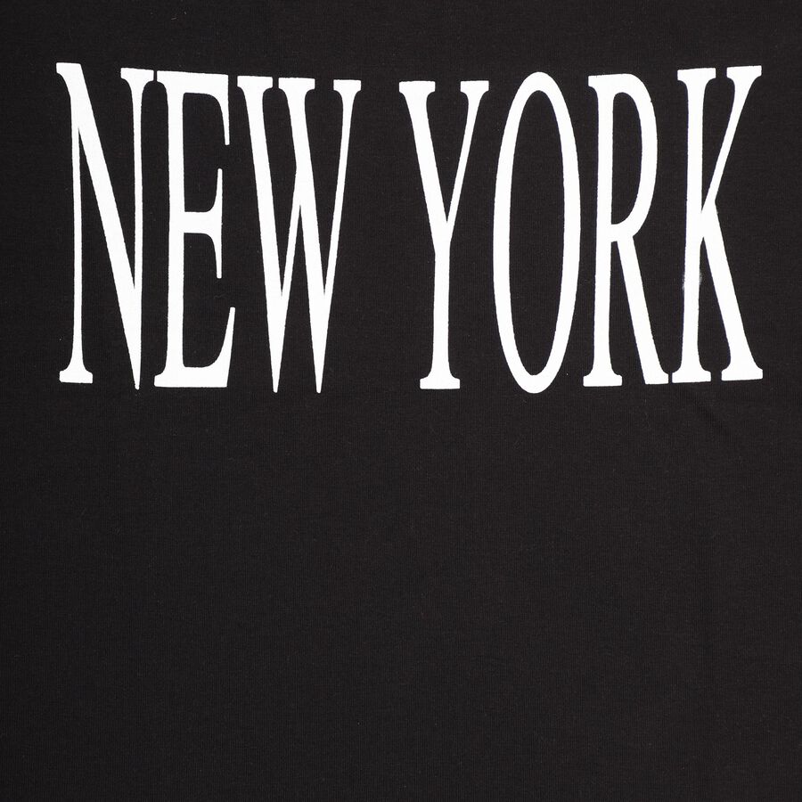 Girls' T-Shirt , काला, large image number null