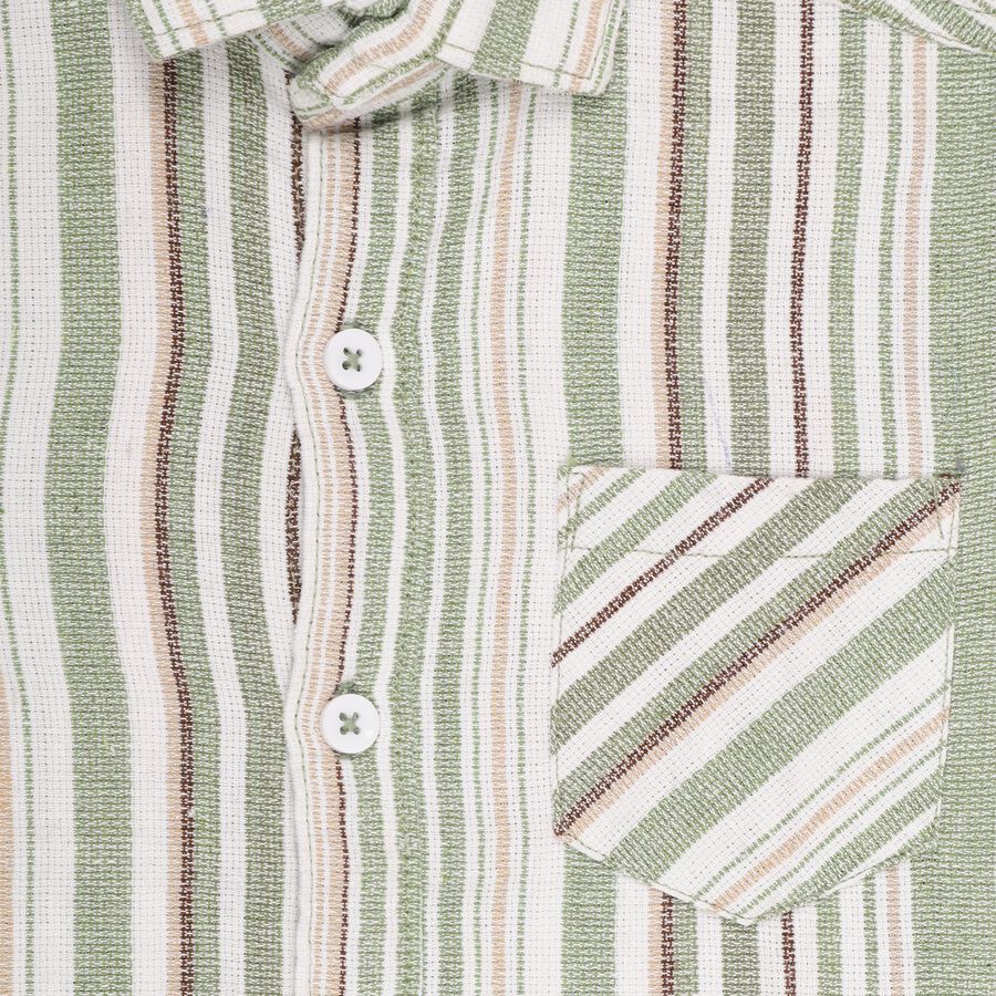 Boys' Casual Shirt , हल्का हरा, large image number null