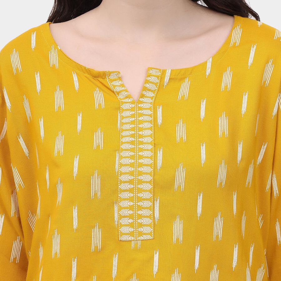 Ladies' Kurti, मस्टर्ड, large image number null