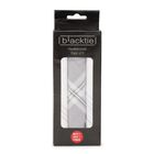 Men's Muted Grey and White Checked Pack of 3 Handkerchief, White, small