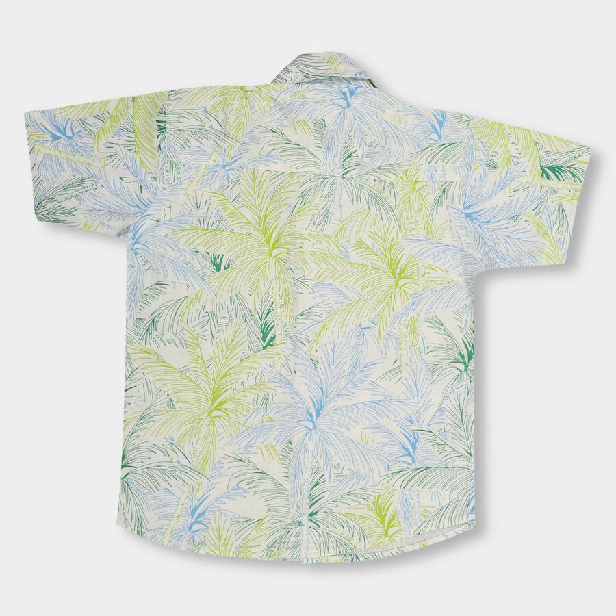 Boys' 100% Cotton Casual Shirt, White, large image number null