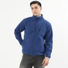 Men's Deep Steel Blue High Neck Casual Sweatshirt, टील ब्लू, small image number null