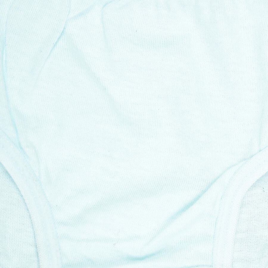Girls Cotton Solid Panty, Light Blue, large image number null