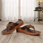Ladies' Sandal, भूरा, small