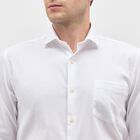 Men's Snow White Classic Formal Shirt, सफ़ेद, small image number null