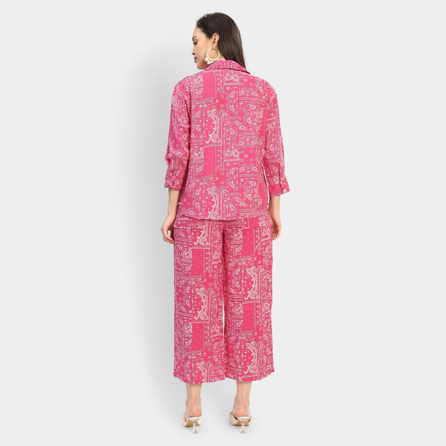 Ladies' Co-ord set , रानी (फ्यूशिया), large image number null