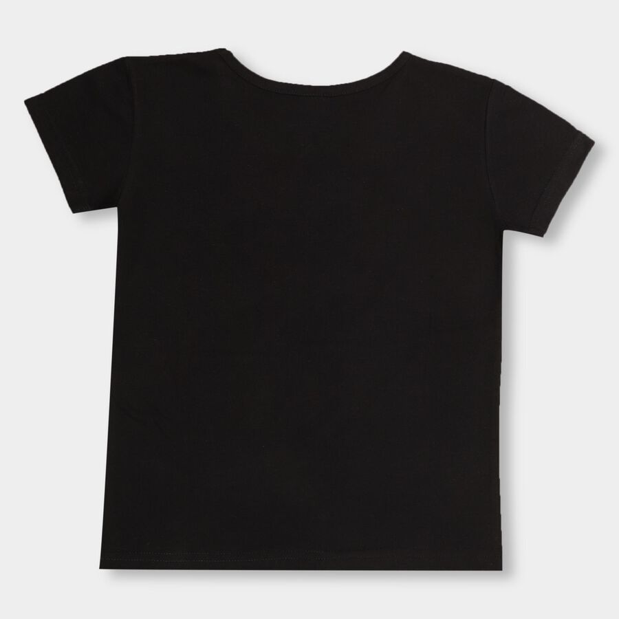 Girls' T-Shirt, Black, large image number null