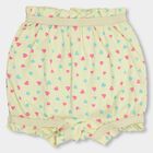 Girls' 100% Cotton Bloomer , Yellow, small