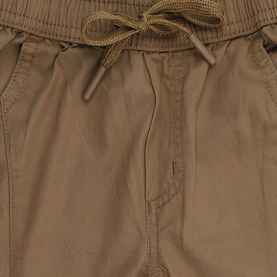 Boys' 100% Cotton Trouser, Khaki, large image number null