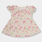 Infant Girls' 100% Cotton Collar Frock , Light Pink, small image number null